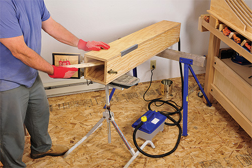 wood bending box