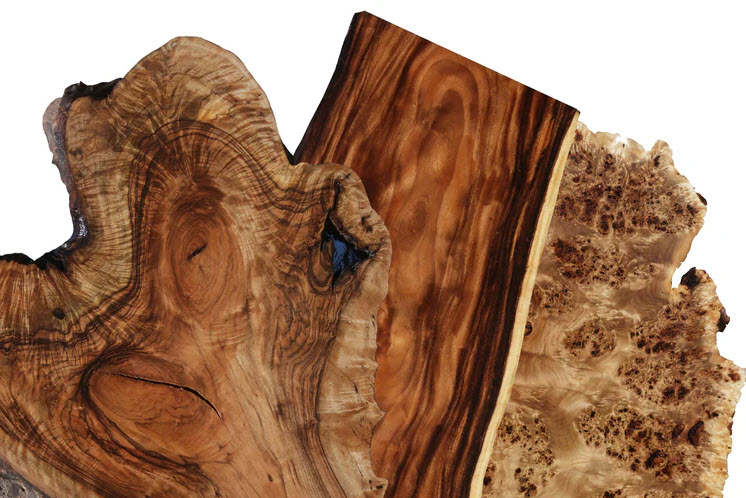 wood slabs