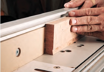 Cutting out sliding dovetail lid support on router