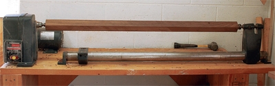 Craftsman lathe with extended bed