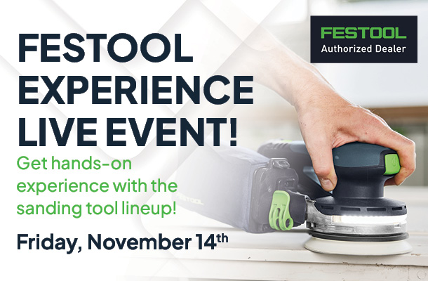 Festool live event Friday November 14