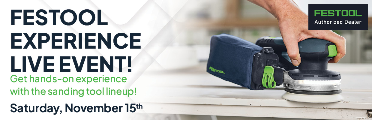 Festool Live event Saturday November 15