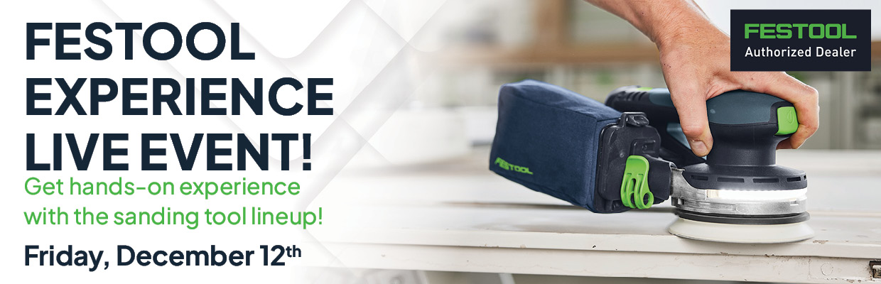Festool Live event Friday December 12th
