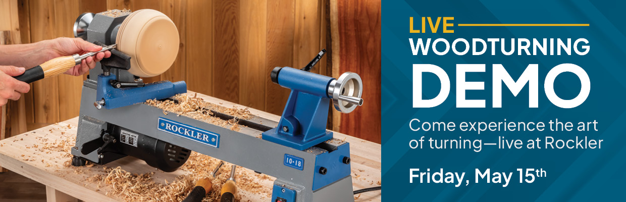Woodturning Demo Friday, May 15th
