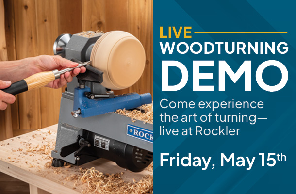 Woodturning Demo Friday, May 15th