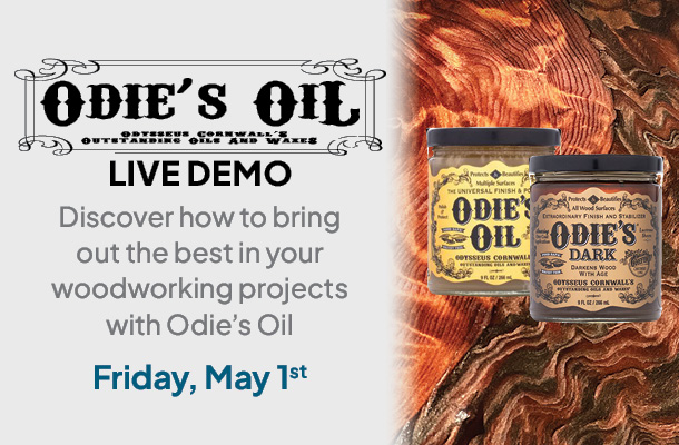 Odie's Oil live Demo May 1st