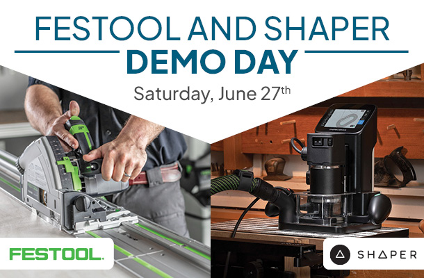 Festool and Shaper Demo June 27th