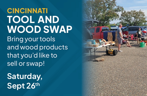 Tool and wood swap September 26th