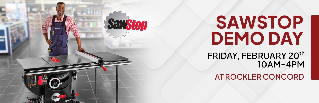 SawStop Demo Friday, February 20th 10am - 4pm