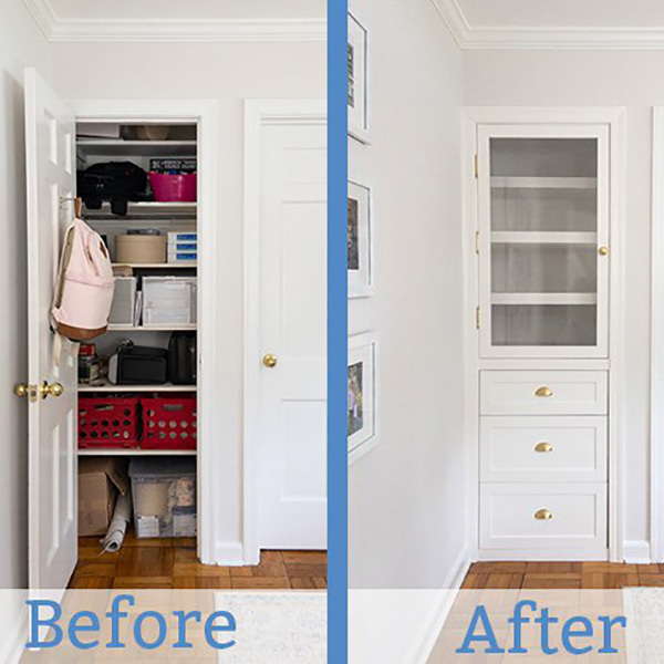 Closet to Built-in File Cabinet Plan Closet to Built-in File Cabinet Plan
