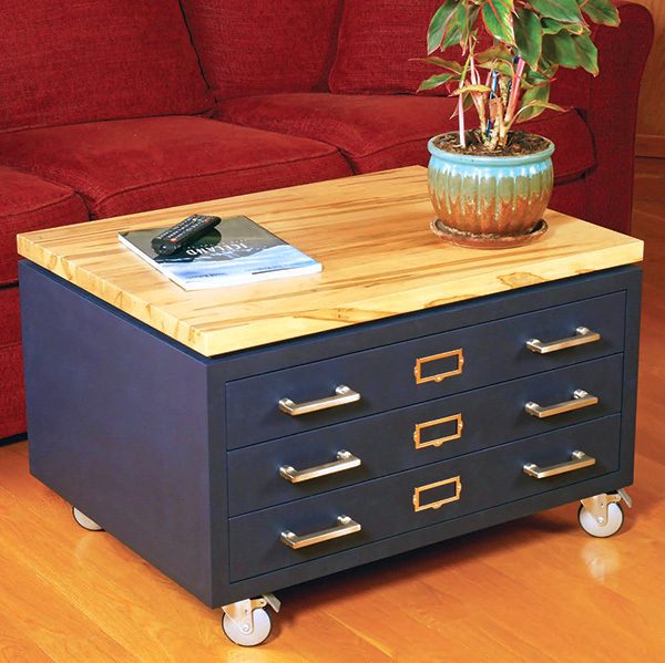 Coffee Table with Drawers Plan Coffee Table with Drawers Plan