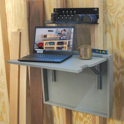 Folding Wall Desk Plan Folding Wall Desk Plan