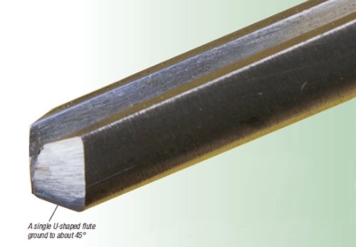 A traditional 1970s style bowl gouge with bevel