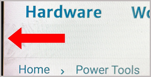 fine dust trapped in computer screen