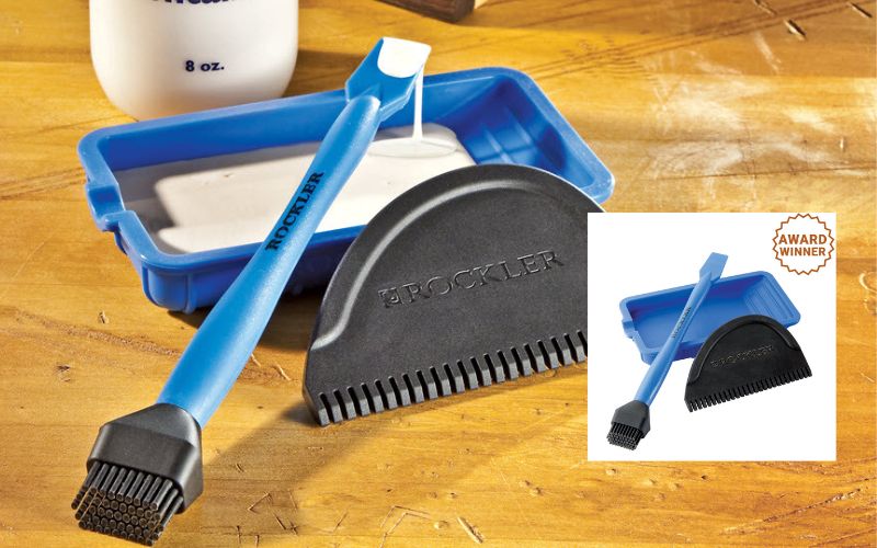 3 piece silicone glue brush set