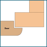 Three eighths inset cabinet door diagram