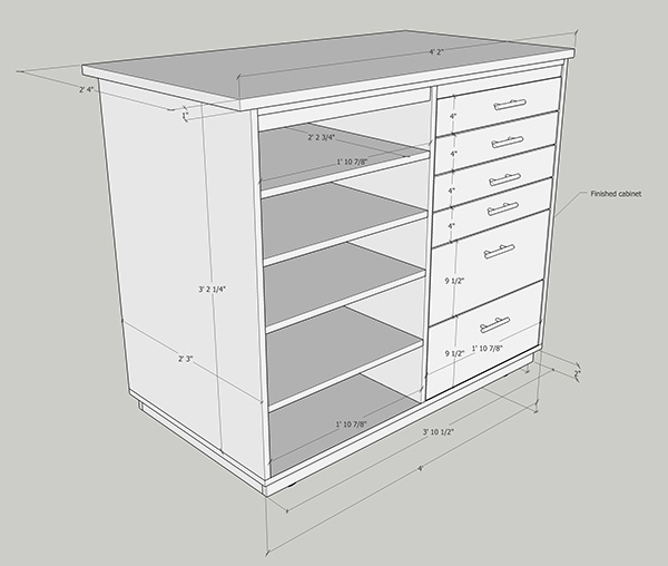cabinet project illustration