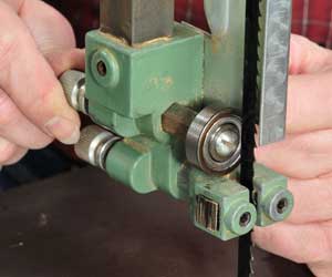 Adjusting and maintaining a band saw