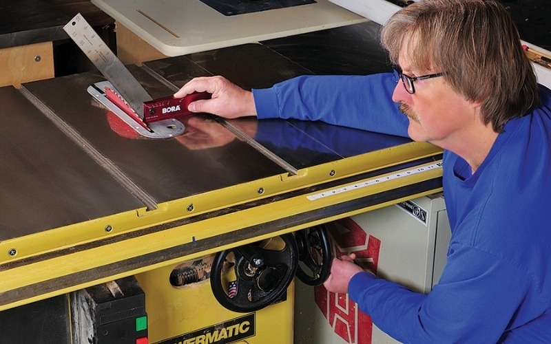 adjusting bevel tilt angle