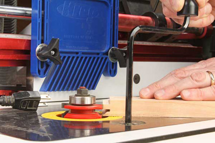 Adjusting bit height for cutting tenon