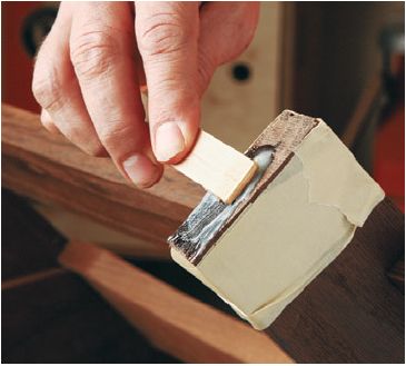 applying epoxy to wood