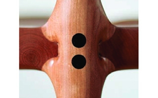 close up of butterfly joint