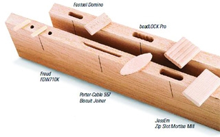 Mortise cut levels for different joinery tools