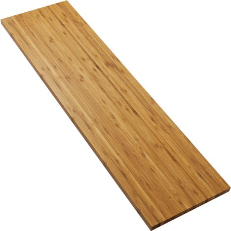 Plank of bamboo lumber