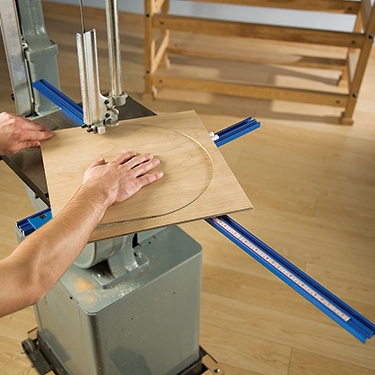 Carter circle cutting jig