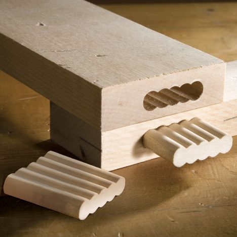 Tenon pieces for beadlock joinery jig