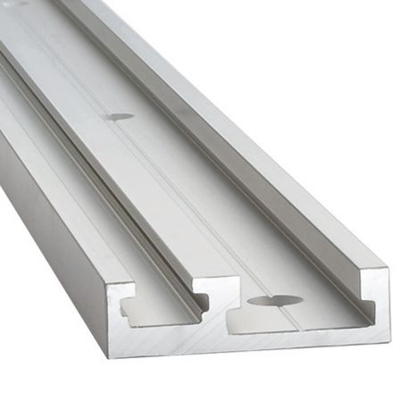 Aluminum dual track table inlay