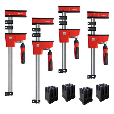 Bessey revolution parallel clamp framing kit with blocks
