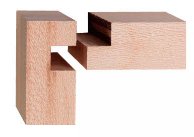 diagram of blind rabbet joint