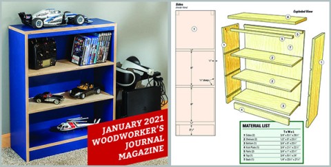 bookcase plan