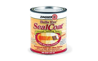 Can of zinsser bull's eye seal coat