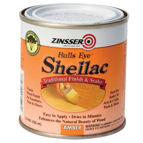 Zinsser bulls eye amber shellac
