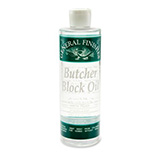 Butcher block oil bottle
