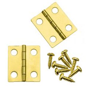 Brass butt hinge hardware