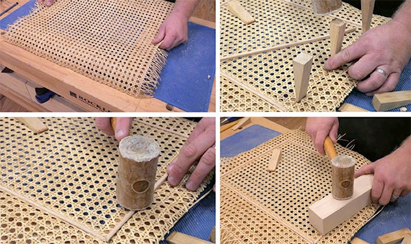 cane webbing installation