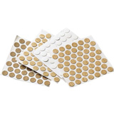 Collection of veneer screw hole caps