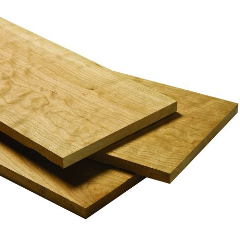 Cherry lumber stack