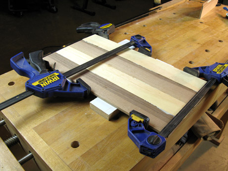 Applying clamping pressure to lap joint