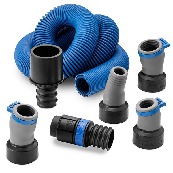 Rockler FLexiPort expandable hose and fittings