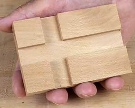 Dado and groove cuts made for dado joinery