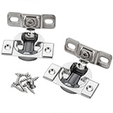 Compact hinge European hinges