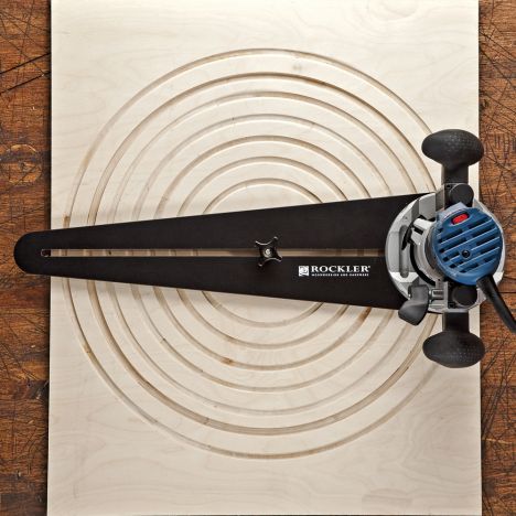 compact router circle cutting jig