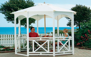 completed portable gazebo