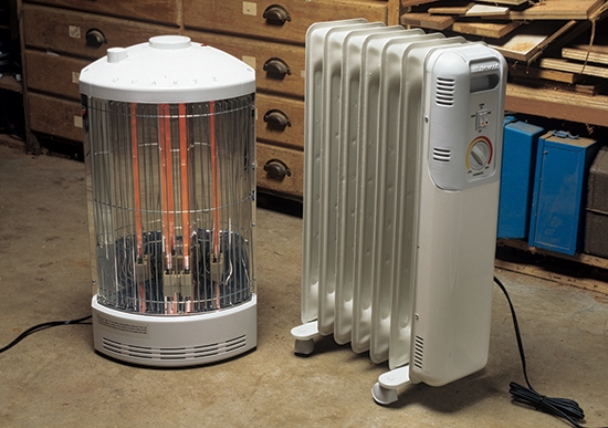 Examples of convection and radiant heating devices