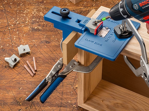 drilling corner key dowel