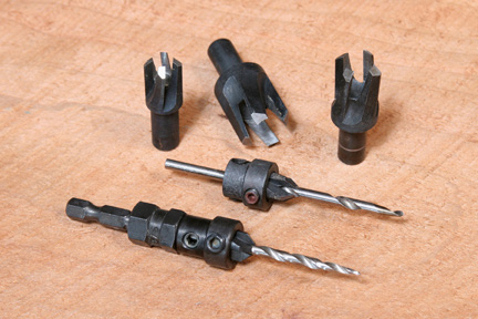 Custom plug cutting drill bits